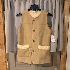 Sherpa lined women’s vest